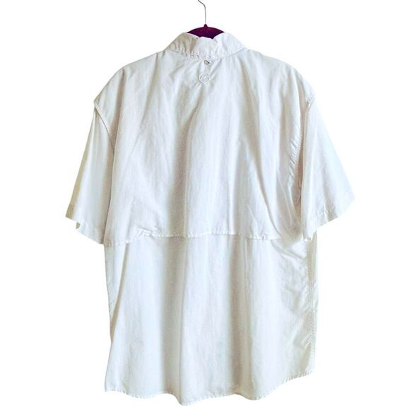 Magellan Men's White Vented Fishing Shirt Size Medium 4 0440 - Picture 6 of 8